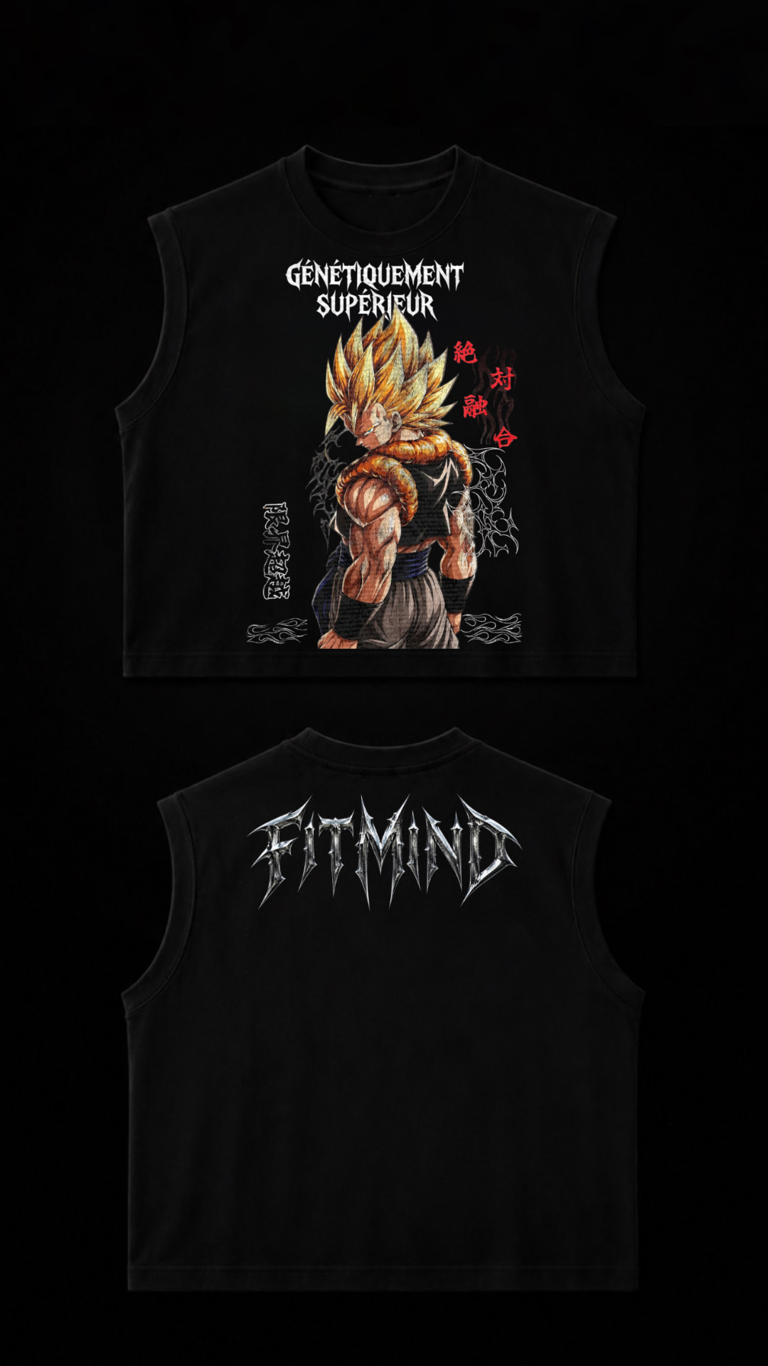 GÉNÉTIQUEMENT SUPÉRIEUR — GOGETA SLEEVELESS