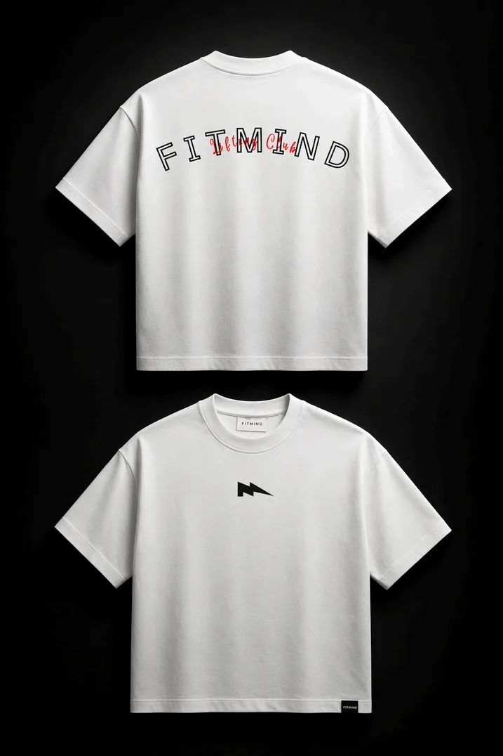 FITMIND LIFTING CLUB – T-SHIRT BLANC