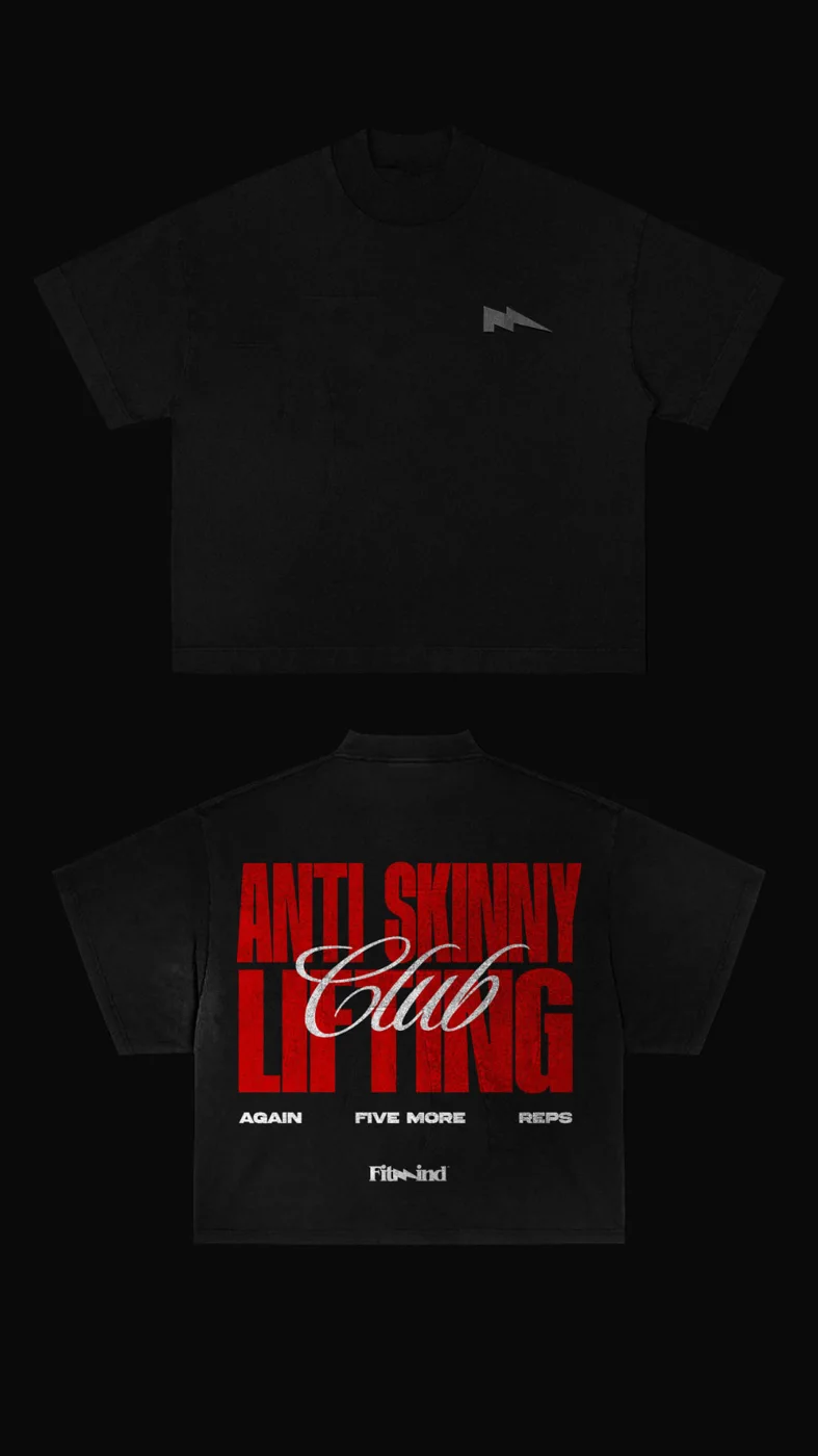 FITMIND Anti Skinny Lifting Club Tee