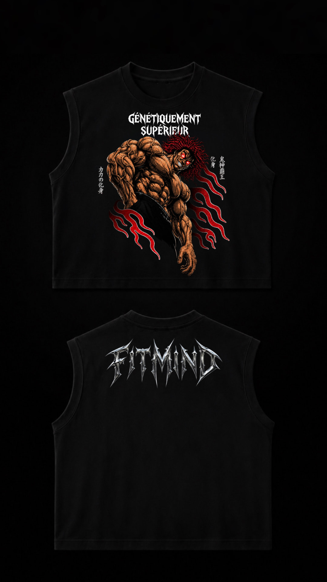 GÉNÉTIQUEMENT SUPÉRIEUR — YUJIRO SLEEVELESS