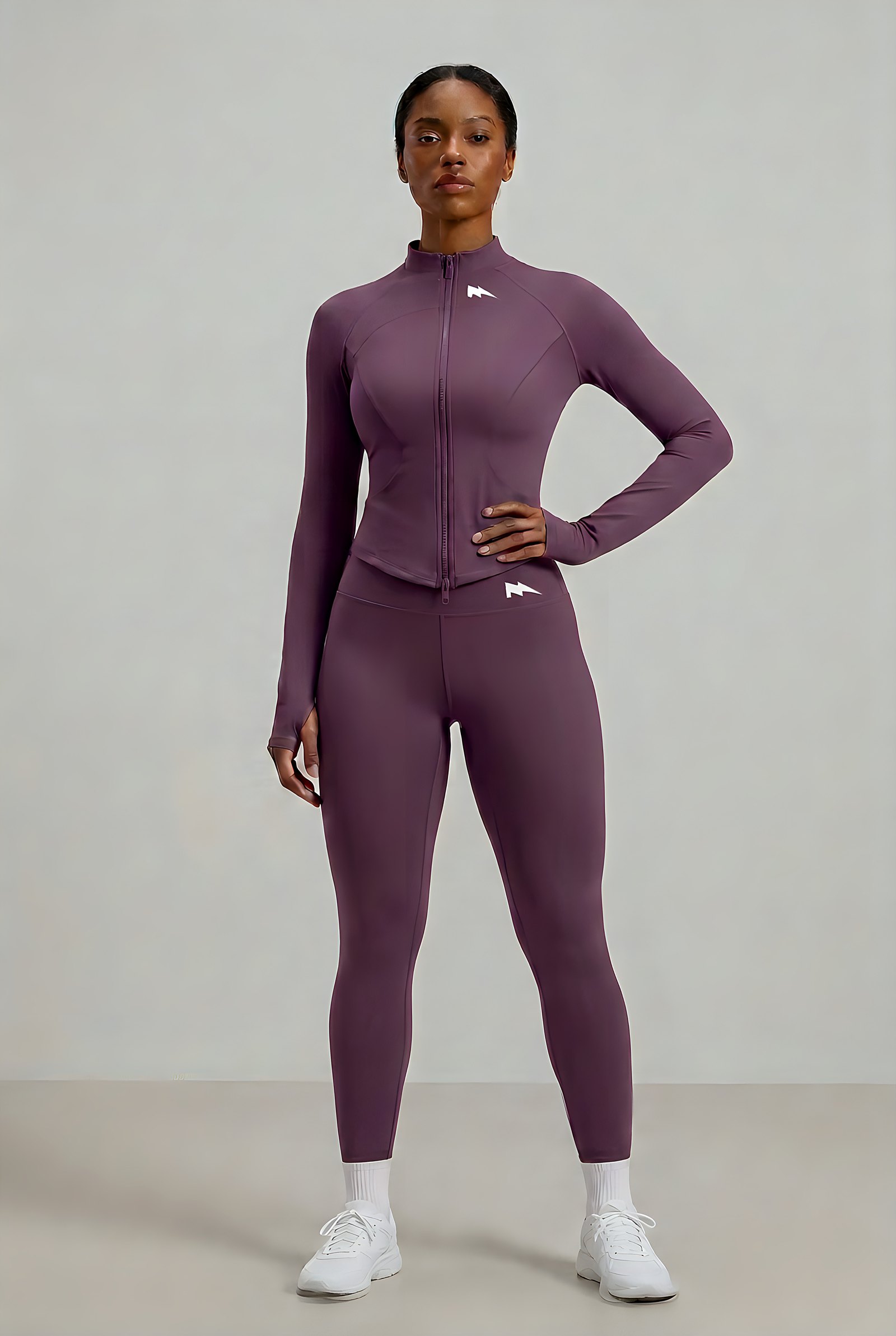 SCULPT LONGSLEEVES — VIOLET MAUVE