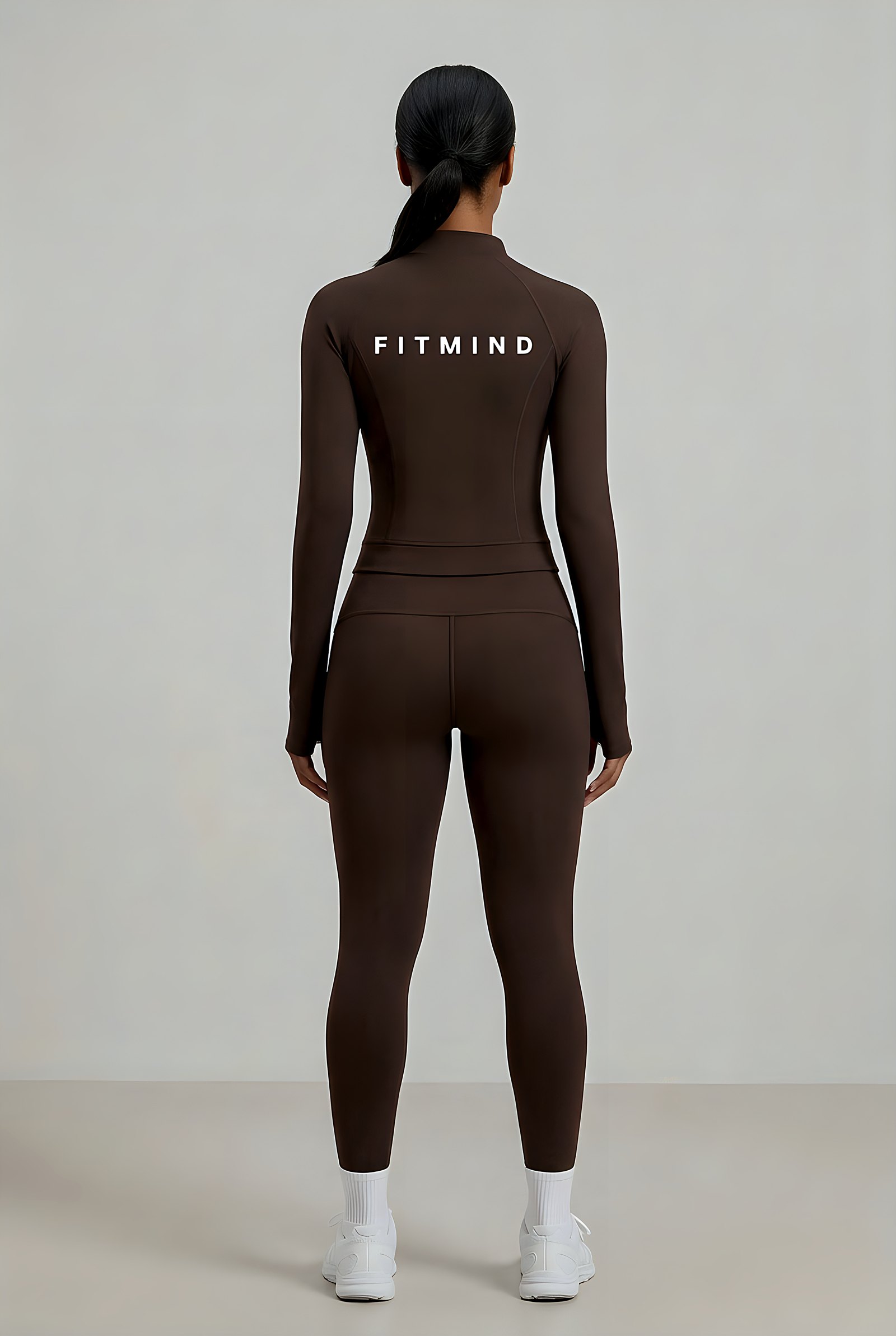 SCULPT LONGSLEEVES — MARRON CHOCOLAT — image 2